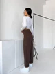 Брюки женские Baggy вельветовые Nobilitas 42/44 кофейные - изображение 3