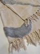 Легке покривало Tufted Throw 130*160 см Бежевий із сірим - зображення 3