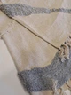 Легке покривало Tufted Throw 130*160 см Бежевий із сірим - зображення 4