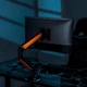 Кронштейн для монитора с RGB-подсветкой, регулировкой высоты, оборотом и наклоном ITech LDT63-C012GL 17-32" - изображение 12