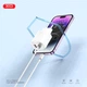 Мережевий зарядний пристрій XO L130 PD30W/QC18W (1USB-C+1USB-A) Fast Chargers with Type-C cable White (XO-L130+C) - зображення 3