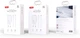 Мережевий зарядний пристрій XO L130 PD30W/QC18W (1USB-C+1USB-A) Fast Chargers with Type-C cable White (XO-L130+C) - зображення 6