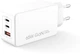 Мережевий зарядний пристрій XO CE13 65W GaN fast charging (2USB-C 65W/1USB-A 22.5W) White (XO-CE13) - зображення 2