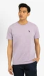 Однотонна футболка з круглим вирізом U.S. POLO Assn, колір ліловий, розмір M - зображення 4