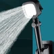 Насадка для душа высокого давления Shower Head с кнопкой Stop и 4 режимами струи, универсальная воронка для душа - изображение 5
