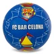 Мяч футбольный №5 PU Гриппи сшит вручную BALLONSTAR BARCELONA FB-0047-792 Синий-желтый - изображение 1