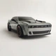 Машинка для дрифта на радиоуправлении Dodge Challenger Hellcat 4WD Свет, Пар, Неоновая подсветка Додж Хеллкэт 27 см (Серый) - изображение 4
