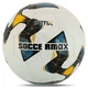 Мяч футбольный профессиональный №5 SOCCERMAX FB-4208 (PU, белый-желтый) - изображение 1