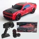 Машинка для дрифта на радиоуправлении Dodge Challenger Hellcat 4WD Свет, Пар, Неоновая подсветка Додж Хеллкэт 27 см (Красный) - изображение 1