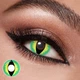 Лінзи кольорові без діоптрій зелені Draron eyes - зображення 4