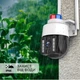Набір 2 шт. Вулична поворотна Wi-Fi IP-камера відеоспостереження IP WiFi Q15 v380 3 Мп з віддаленим доступом (2941-2) - зображення 5