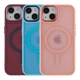 Протиударний Чохол TPU+PC Space Magnetic Color with Magsafe для iPhone 14 Green - зображення 2