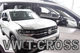 Дефлектори вікон вітровики Volkswagen T-Cross 5D 19- вставні 4шт Heko Фольксваген Т-Крос АМ0054699 - зображення 1