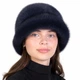 Шляпа норковая Меховой Стиль Чарли 54/60 Синий ирис (013/F) - изображение 1