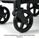 Прогулянкова коляска Kinderkraft Loom Black, 5902533926404 - зображення 7