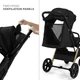 Прогулянкова коляска Kinderkraft Loom Black, 5902533926404 - зображення 8