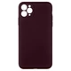 Противоударный Чехол Silicone Case Full Camera no logo для iPhone 11 Pro Max 63.Garnet - изображение 1