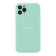 Чохол Silicone Case Full Size with Frame для iPhone 11 Pro 64.Light Cyan - зображення 1