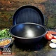 Казан 8л чавунний 34см узбецький WOK з кришкою сковородою гриль чавунна вага 11кг - зображення 9