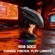 Бездротова миша ATTACK SHARK V6 Black з док-станцією, 65g, 25000DPI, PAW3311, Bluetooth + 2,4G/кабель - изображение 3