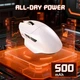 Бездротова миша ATTACK SHARK V6 White з док-станцією, 65g, 25000DPI, PAW3311, Bluetooth + 2,4G/кабель - изображение 5