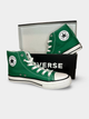 Жіночі кеди високі з вишивкою Converse All Star зелені 36 - зображення 1