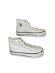 Жіночі кеди високі з вишивкою Converse Chuck Taylor All Star lift hi білі 36 - зображення 4