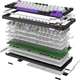 Клавіатура Hator Hellyberry HK75 Wireless White-Violet - зображення 8