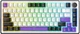 Клавіатура Hator Hellyberry HK75 Wireless White-Violet - зображення 1