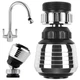 Универсальный подвижный кран-аэратор Water Saver 2 режима экономия воды - изображение 1