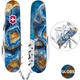 Швейцарський складаний ніж 91мм Victorinox CLIMBER DESIGN Блакитний агат 1.3703.3.R2030pk - зображення 1