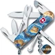 Швейцарський складаний ніж 91мм Victorinox CLIMBER DESIGN Блакитний агат 1.3703.3.R2030pk - зображення 2