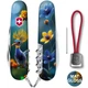 Швейцарский складной нож 91мм Victorinox SPARTAN DESIGN Райская синяя птичка 1.3603.3.R2090pk - изображение 3