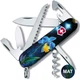 Швейцарский складной нож 91мм Victorinox CAMPER DESIGN Голубо-желтый ирис 1.3613.3.R2060pk - изображение 2