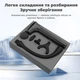 Массажный пистолет перкуссионный ручной Darius DRS-8000TR с длинной ручкой, 10 мм, 5 скоростей, 4 насадки - изображение 6
