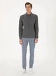 Поло довге чоловіче Pierre Cardin G021SZ082-000-2314481 (Antrasit Melanj) XL Темно-сіре (8683859229642) - зображення 3