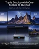 Мережевий зарядний пристрій Anker Prime 14-в-1 8К відео з підтримкою трьох дисплеєв DisplayLink та зарядкою 140вт (DL7400) - зображення 3