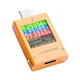 Багатофункціональний тестер BRIHERE B10 Digital Display PD QC (50V 12A 600W Max) Type-C to Type-C Orange - зображення 1