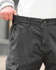 Карго штаны Oversize серые джинс катон с карманами streetwear urban tactical 33 - изображение 6