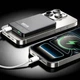 Повербанк (Power Bank) Brevia ePower 5000mAh MagSafe SuperSlim PD20W, Qі15W LCD чорний 45520MSB - зображення 8