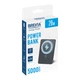 Повербанк (Power Bank) Brevia ePower 5000mAh MagSafe SuperSlim PD20W, Qі15W LCD чорний 45520MSB - зображення 10