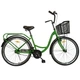 Велосипед SPARK CITY SOLA (колеса - 26", сталева рама - 17") із кошиком яскраво-зелений - зображення 1