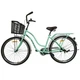 Велосипед SPARK CITY AURA (колеса - 26", сталева рама - 17") із кошиком салатовий - зображення 3