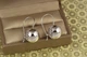 Сережки Xuping Jewelry Кулі 3,5 см сріблясті - зображення 2