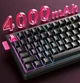 Ігрова механічна бездротова клавіатура Onikuma для ігор і роботи з RGB підсвіткою та 3 режимами підключення, до 600 годин роботи Чорний - зображення 11