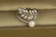 Кільце Xuping Jewelry Фіанітова гілка розсувне р 18 сріблясте - зображення 1