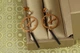 Серьги подвески Xuping Jewelry часы 5 см золотистые - изображение 2