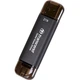 Портативний SSD Transcend 2TB USB 3.1 Gen 2 Type-A + Type-C ESD310 Чорний - изображение 3