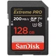 Карта пам'яті SanDisk SD 128GB C10 UHS-I U3 R200/W90MB/s Extreme Pro V30 - изображение 2