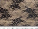 Тканина Мереживо Венеція букет, чорний, пог. м. (к64, 2512053A, к1) - зображення 4